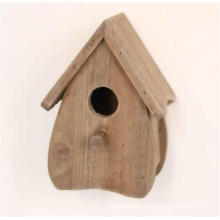 Antique Maison en bois en bois naturel Birdhouse